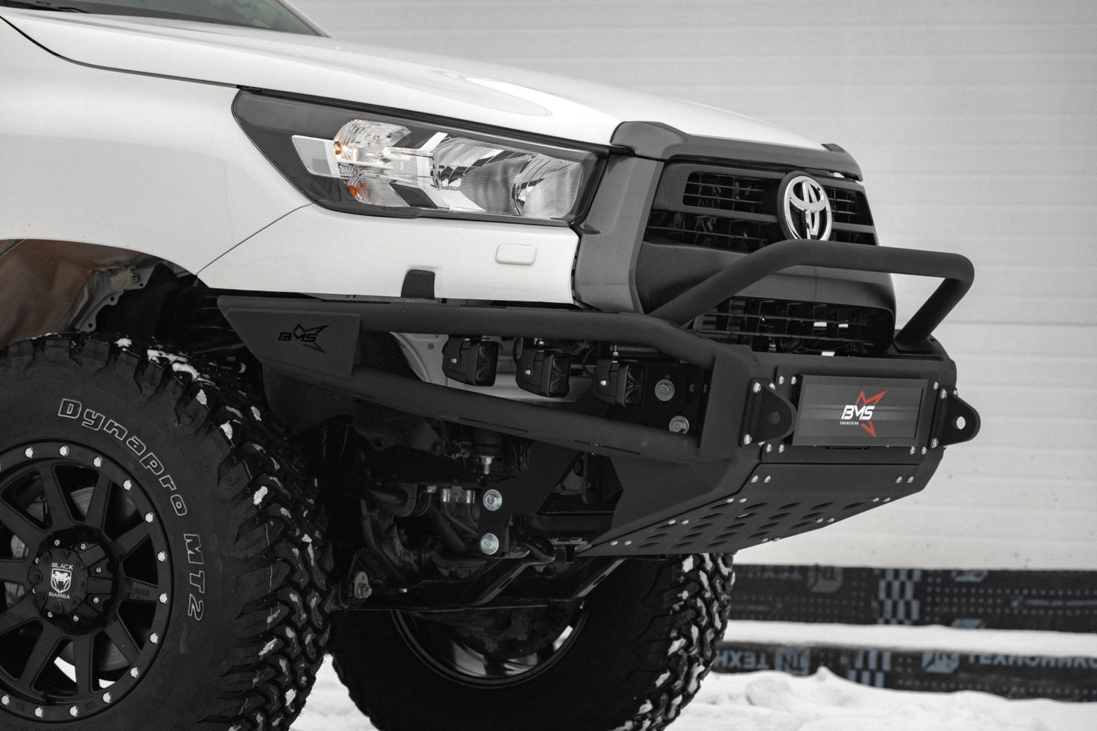 Front Bumper BMS ALFA for Toyota Hilux 2020-2024 - BMS Еngineering