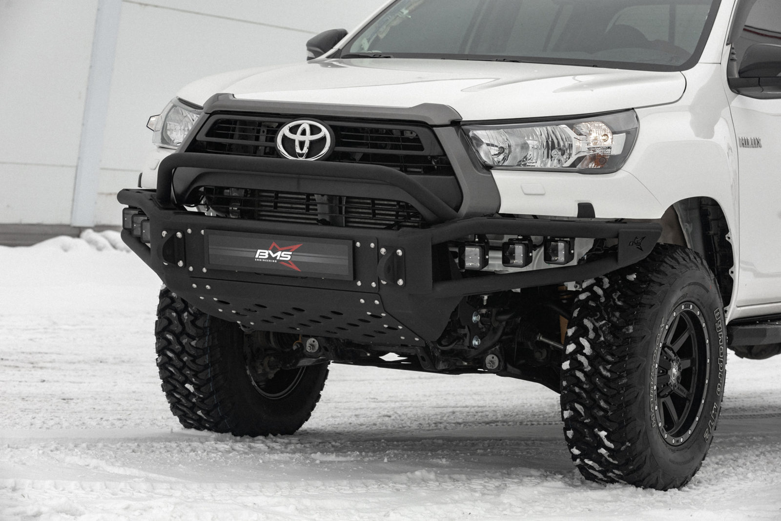 Front Bumper BMS ALFA for Toyota Hilux 2020-2024 - BMS Еngineering